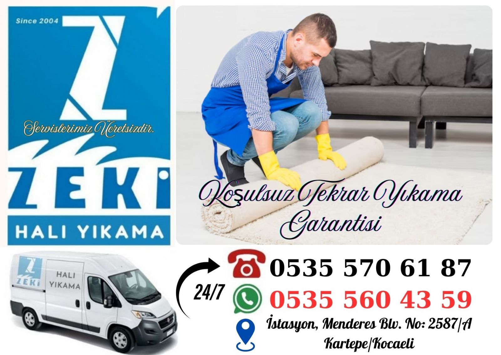 Kartepe Halı Yıkama Fiyatları